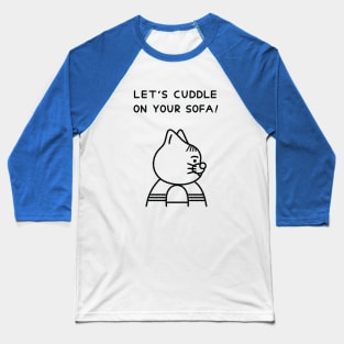 Cuddle Cat Baseball T-Shirt